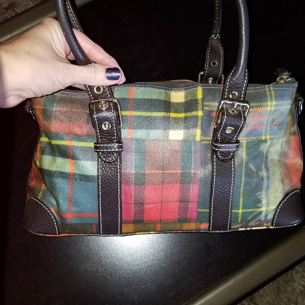 Dooney & Bourke Primary Color Patchwork Purse